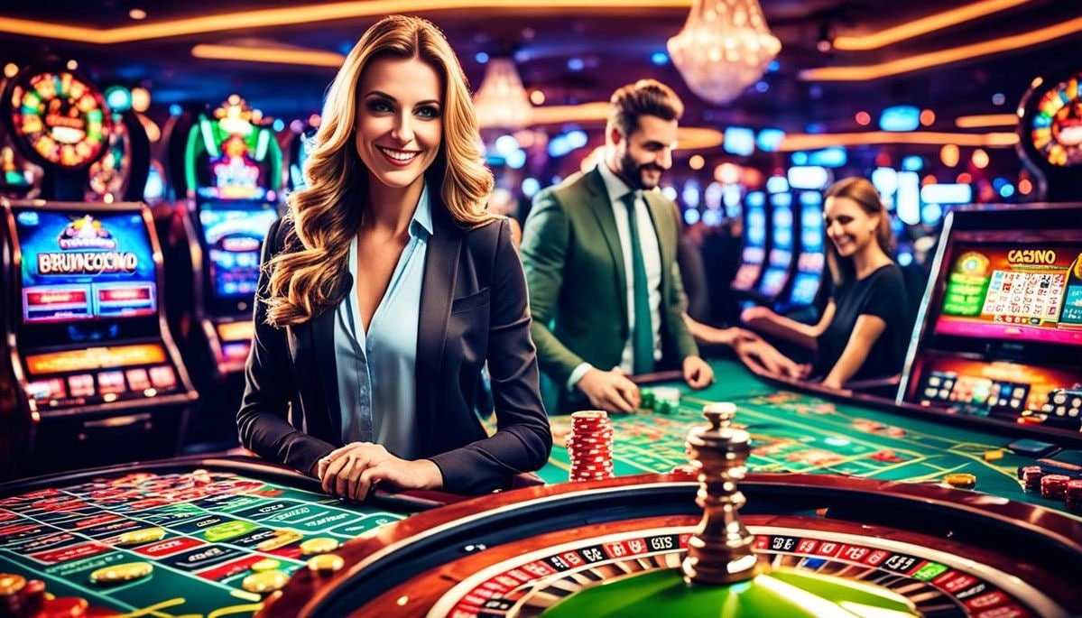 Antarmuka live casino bos gacor menampilkan meja roulette dengan dealer profesional dan streaming berkualitas tinggi